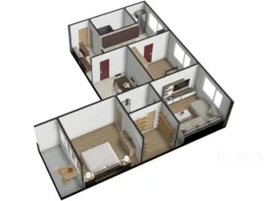 Prodej bytu 3+1, Strakonice - Strakonice I, Sídliště 1. máje, 74 m2