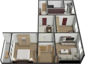 Prodej bytu 3+1, Strakonice - Strakonice I, Sídliště 1. máje, 74 m2