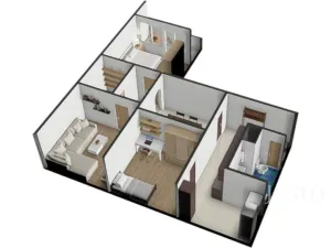 Prodej bytu 3+1, Strakonice - Strakonice I, Sídliště 1. máje, 74 m2