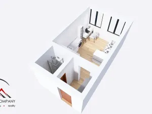 Pronájem bytu 1+kk, Ostrava, Sokolská třída, 21 m2