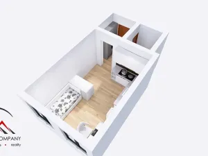 Pronájem bytu 1+kk, Ostrava, Sokolská třída, 21 m2