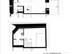 Pronájem bytu 2+kk, Písek, Gregorova, 66 m2