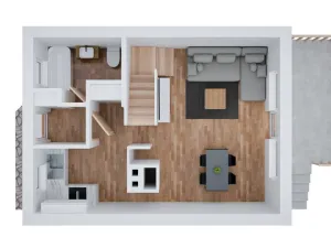 Prodej chaty, Římov - Dolní Stropnice, 96 m2
