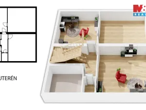 Prodej rodinného domu, Hulín, Wolkerova, 160 m2