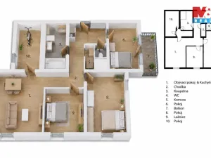 Prodej bytu 5+kk, České Budějovice - České Budějovice 2, Netolická, 84 m2
