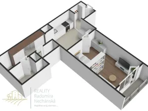 Prodej bytu 1+kk, Mělník, Nemocniční, 42 m2
