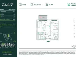 Prodej bytu 2+kk, Kladno, Pražská, 48 m2