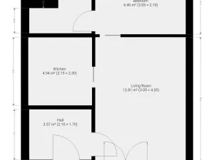 Pronájem bytu 2+kk, Přezletice, Zahradní, 34 m2