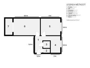 Prodej bytu 2+1, Ostrava - Hrabůvka, Provaznická, 50 m2