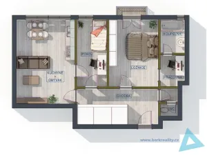 Prodej bytu 2+1, Praha - Košíře, Vrchlického, 70 m2