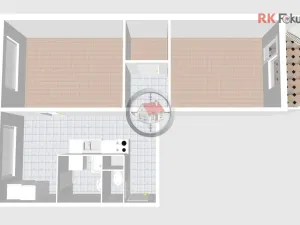 Pronájem bytu 2+1, Třebíč, 58 m2