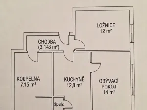 Prodej bytu 2+1, Rakovník - Rakovník II, Na Sekyře, 48 m2