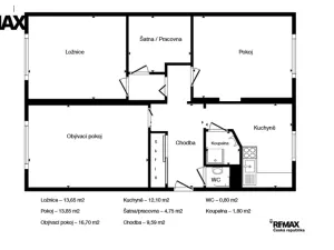 Prodej bytu 3+1, Praha - Krč, Olbrachtova, 75 m2