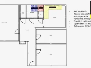 Prodej bytu 3+1, Opava, Antonína Sovy, 71 m2
