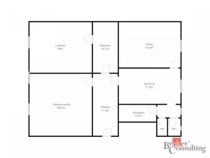 Pronájem bytu 3+1, Plzeň - Východní Předměstí, Radyňská, 111 m2