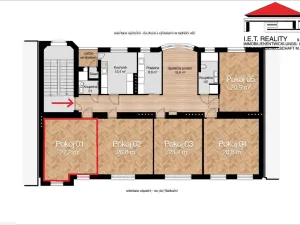 Pronájem bytu 1+kk, Ostrava, Nádražní, 20 m2