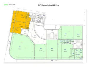 Pronájem bytu 3+kk, Hradec Králové, náměstí 28. října, 74 m2
