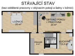 Prodej bytu 2+1, Písek - Budějovické Předměstí, Budovatelská, 66 m2