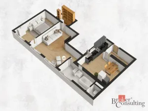 Prodej bytu 2+1, Praha - Modřany, Klostermannova, 64 m2