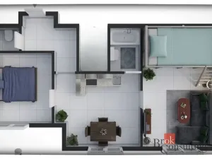 Pronájem bytu 2+1, Praha - Bubeneč, Národní obrany, 51 m2