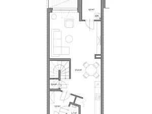 Prodej rodinného domu, Milovice, Topolová, 110 m2