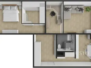 Prodej bytu 2+1, Písek, Budovatelská, 66 m2