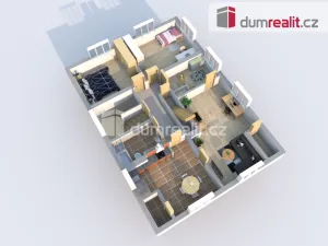 Pronájem bytu 4+1, Praha - Březiněves, Na hlavní, 96 m2