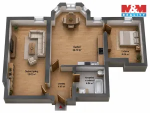 Prodej bytu 3+kk, Mariánské Lázně, Lidická, 55 m2