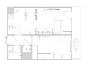 Prodej bytu 2+kk, Praha, Gutova, 45 m2