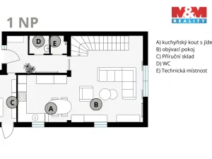 Prodej rodinného domu, Nymburk, Josefa Červeného, 120 m2