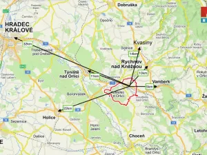 Pronájem skladu, Kostelec nad Orlicí, Mánesova, 1050 m2