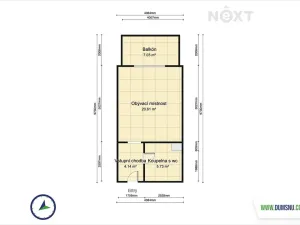 Pronájem bytu 1+kk, Zábřeh, Mánesova, 34 m2
