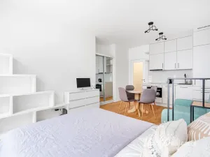 Pronájem bytu 1+kk, Praha - Holešovice, U průhonu, 31 m2
