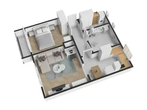 Prodej bytu 2+1, Neratovice, Čtvercová, 60 m2