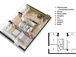 Prodej bytu 3+kk, Praha - Vokovice, Evropská, 72 m2