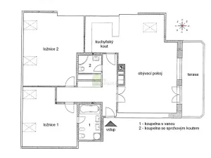 Prodej bytu 3+kk, Praha - Podolí, Levá, 137 m2