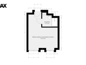 Prodej bytu 1+kk, Praha - Vršovice, Černomořská, 20 m2