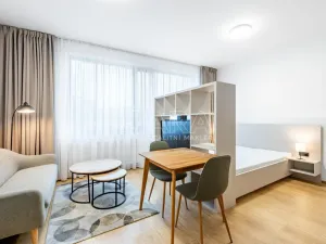 Pronájem bytu 1+kk, Praha - Karlín, Pobřežní, 28 m2