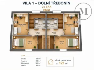 Prodej rodinného domu, Dolní Třebonín, 121 m2