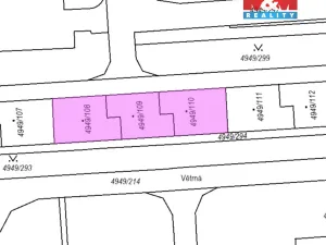 Pronájem bytu 2+1, Ústí nad Labem - Severní Terasa, Větrná, 64 m2