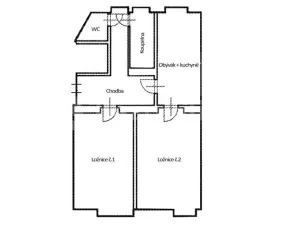 Pronájem bytu 2+1, Praha - Libeň, Na hrázi, 86 m2