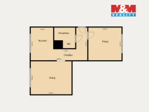 Prodej bytu 2+1, Aš, Moravská, 51 m2