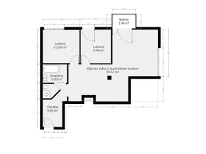 Pronájem bytu 3+kk, Praha - Žižkov, Pod kapličkou, 67 m2