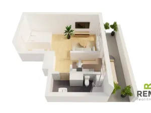 Prodej bytu 1+kk, Zlín, Ševcovská, 33 m2