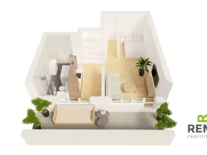 Prodej bytu 1+kk, Zlín, Ševcovská, 33 m2
