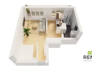 Prodej bytu 1+kk, Zlín, Ševcovská, 33 m2