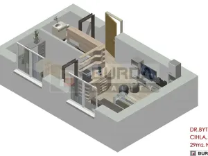 Pronájem bytu 2+kk, Neratovice, 30 m2