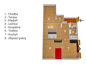 Prodej rodinného domu, Hrdlív, 79 m2