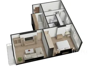 Prodej bytu 2+1, Záhoří, 57 m2
