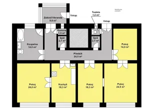 Prodej bytu 4+1, Zásmuky, Pražská, 153 m2